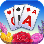 Cover Image of Herunterladen Solitaire TriPeaks Rose Garden: love flowers 2020 1.0.1 APK