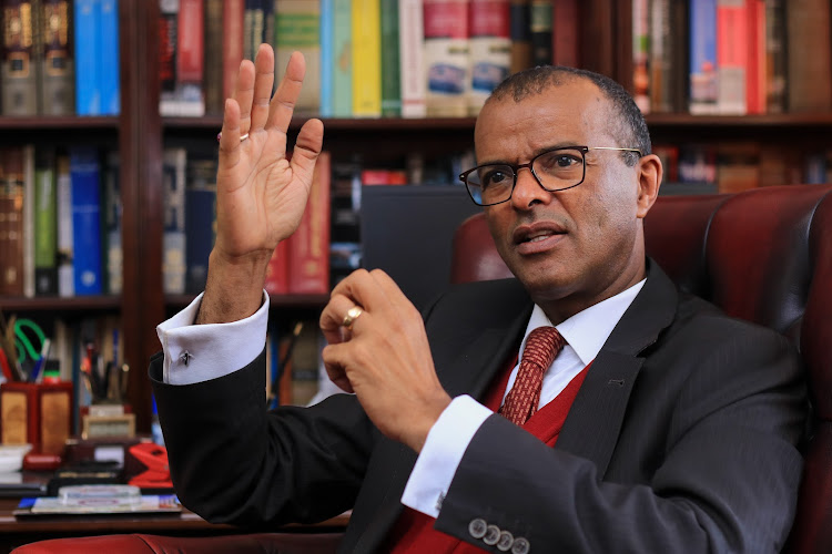 Senior Council Philip Murgor during an interview with The Star on Wednesday 22, September 2021 at his office.