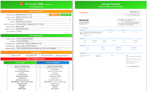 Ali Invoice FREE