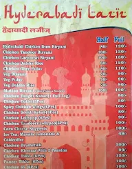 Hyderabadi Lazzat menu 2