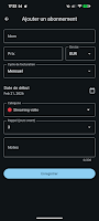 SUBKILL - Suivi abonnements Screenshot 5 of 6