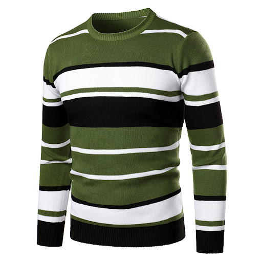 Title 2, Mens round neck pullover sweater, comfortable ...