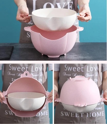 Title 3, Kitchen double-layer drain basket, perfect for ...