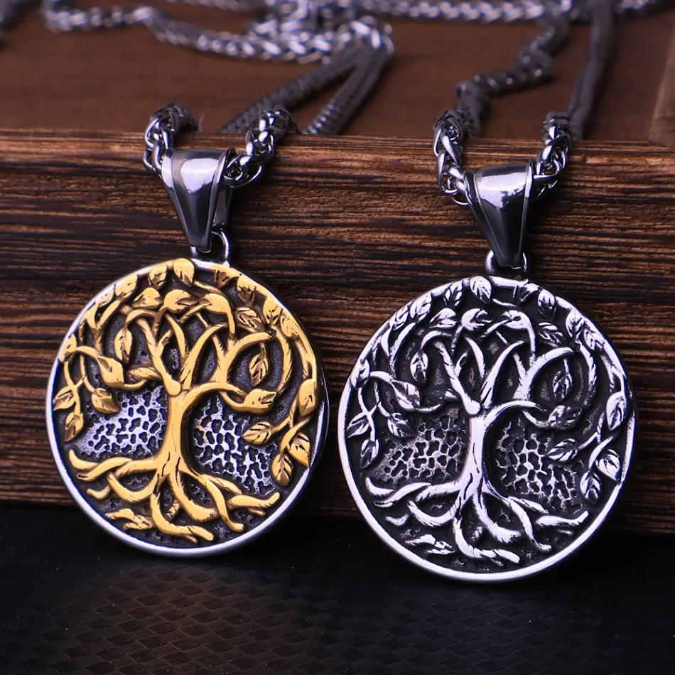 Collier rétro en acier titane style naturel Un bijou intemporel pour un look naturel et élégant. Résistant, confortable et parfait pour toutes occasions.
