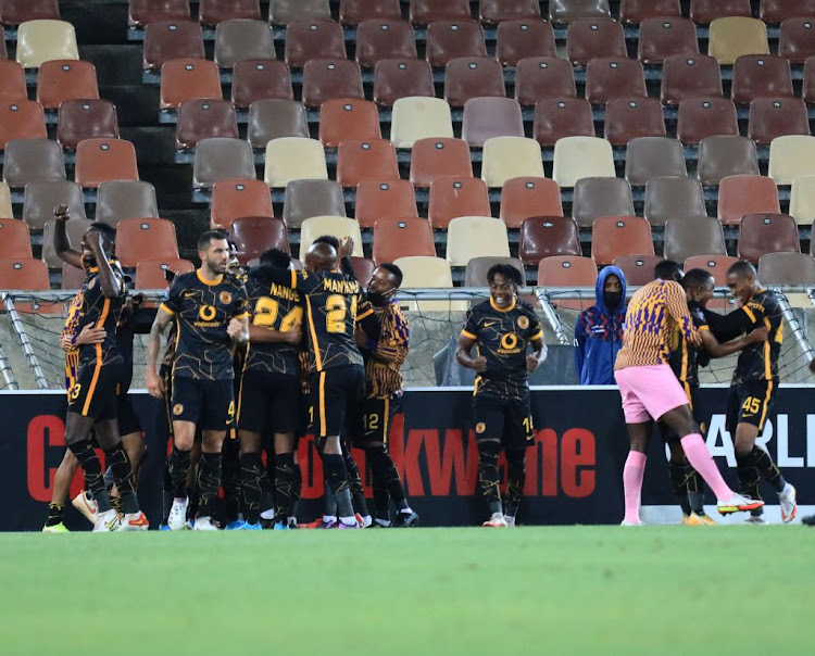 Kaizer Chiefs players celebrate Khama Billiat's goal after he scored during the DStv Premiership match against Baroka FC at Peter Mokaba Stadium on February 26 2022 in Polokwane. Picture: Philip Maeta/BackPagePix/Gallo Images