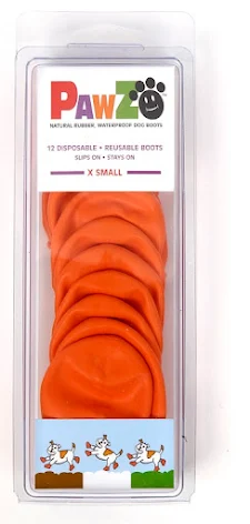 PawZ Hundsko, orange, XS, 5,1 cm, 12 st