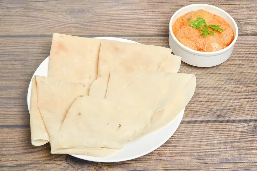 Kashmiri Aloo Dum With Rumali Roti [5 Pieces] Combo