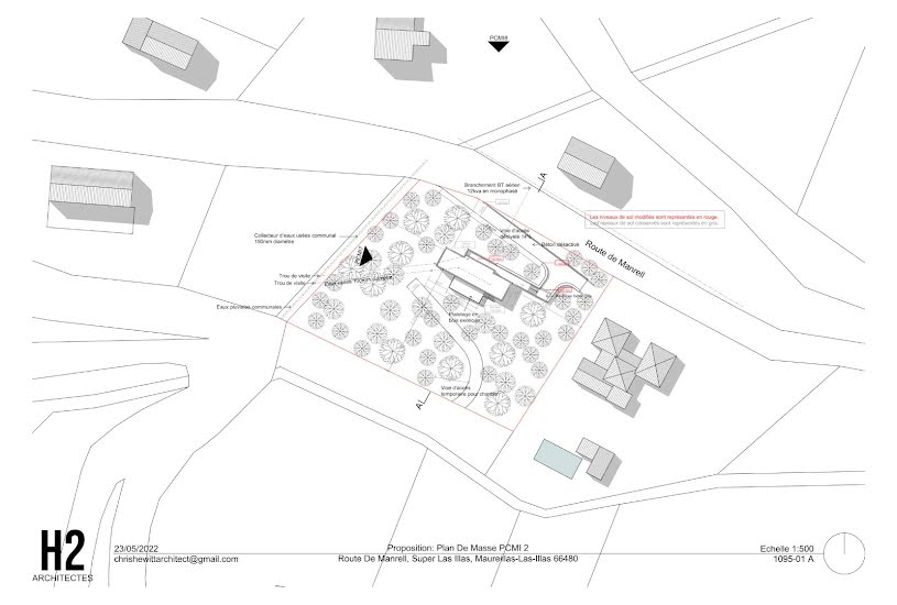  Vente Terrain à bâtir - 2 332m² à Maureillas-las-Illas (66480) 