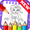 Descargar Draw colouring pages for Lego Friends by  Instalar Más reciente APK descargador