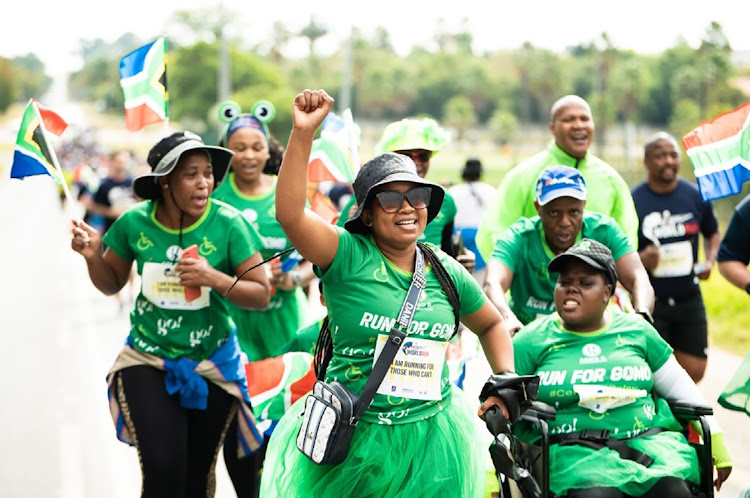 Participants at the 2023 Wings for Life World Run