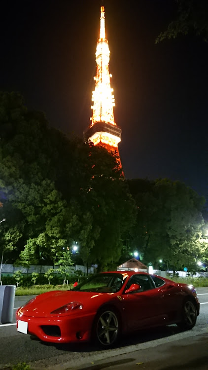 360モデナのドライブ・フェラーリ・東京タワーに関するカスタム事例の投稿画像1枚目