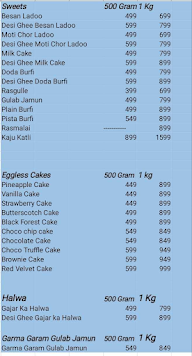 Mithai Hi Mithai menu 1