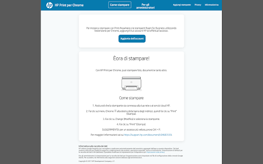 HP Print per Chrome