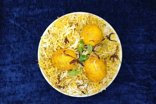 Hyderabadi Egg Dum Biryani