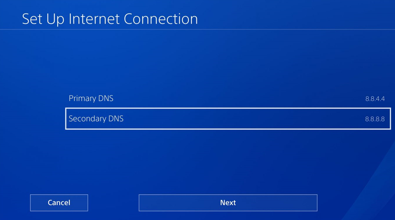 dns for ps4