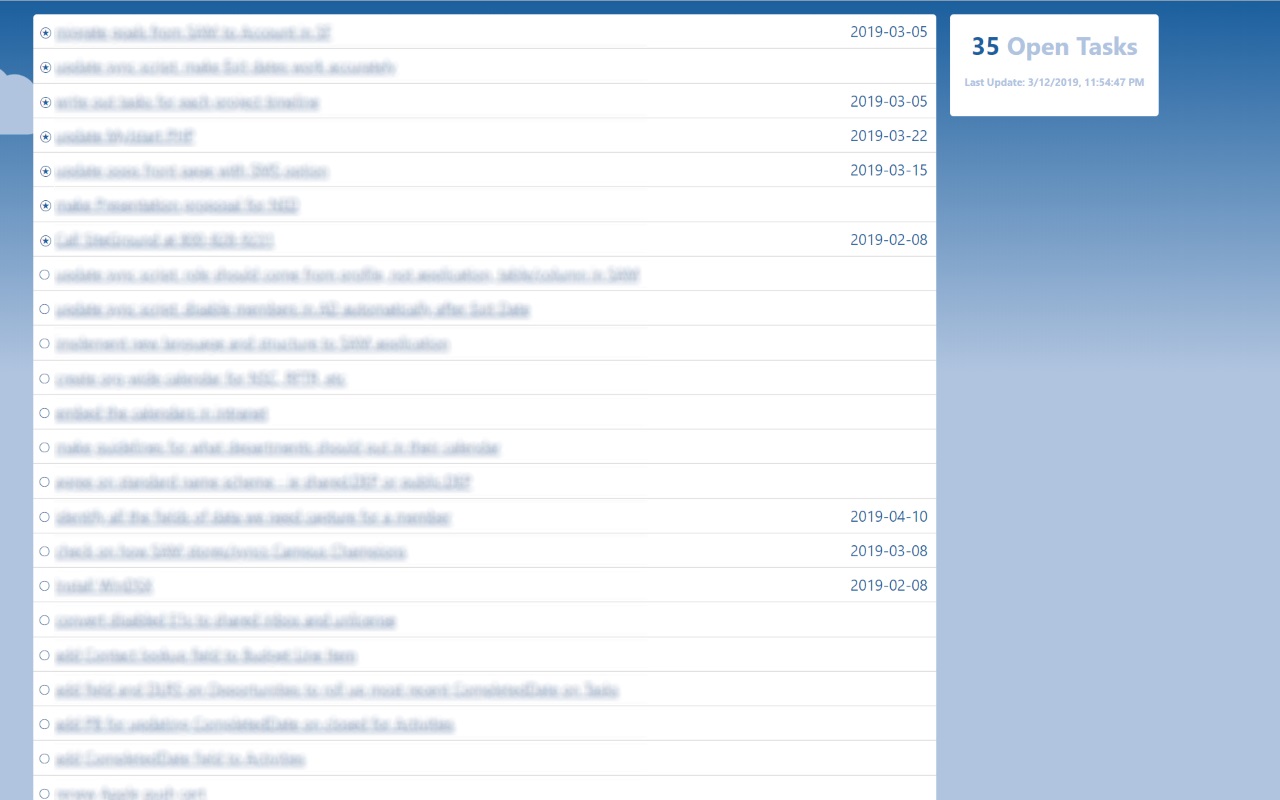 Salesforce TaskTab Preview image 0