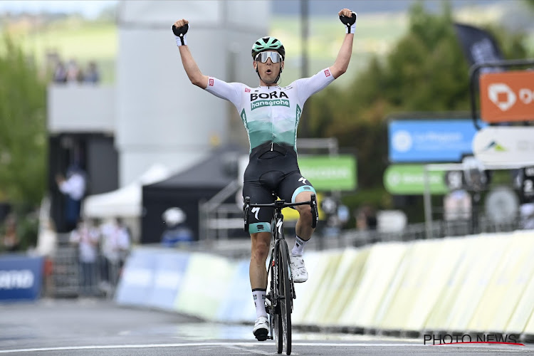 Renner van Bora-Hansgrohe neemt leiderstrui Van Moer over na gelijkaardig nummer: "Eén van grootste successen"