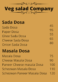 Veg Salad Company menu 1