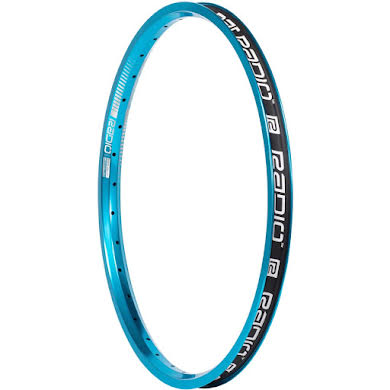 Radio Raceline Clipper Expert Rim - 20", Cyan, 28H, Tubeless