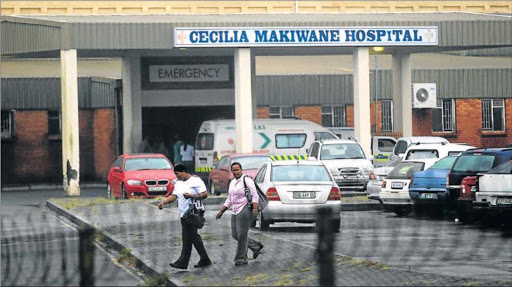 Cecilia Makiwane Hospital's intensive care unit (ICU), orthopaedic outpatient department (OOPD) and dental output patient department (DOPD) are empty of patients and health workers.