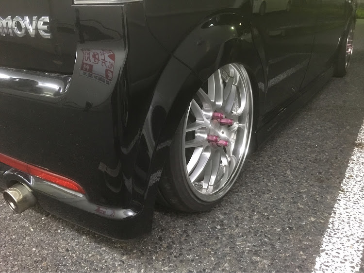 ムーヴカスタムのKing of Street C.C・軽ドレ・D.A.Dギャルソン・ホイールナット交換・キンストとーかいに関するカスタム事例の投稿画像3枚目