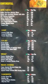 Inchithai menu 2