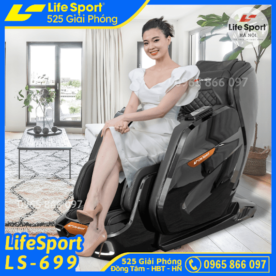 Ghế Massage Lifesport Ls - 699 Mát Xa Toàn Thân Cao Cấp - Ghế Matxa Ls 699 Trị Liệu Toàn Thân Thế Hệ Mới, Ghế Massage Trị Liệu Toàn Thân, Ghế Matxa Toàn Thân Công Nghệ 5D - Liên Hệ Ngay 0965866097 Để Nhận Voucher Giảm Giá 50% + Miễn Phí Vận Chuyển Toàn Quốc