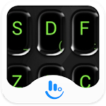 Black Green Keyboard Theme Apk