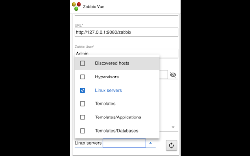 Zabbix Vue