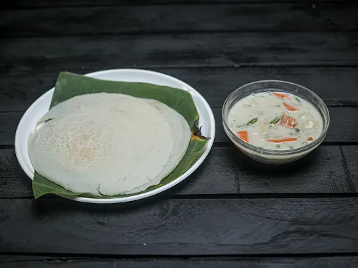 Appam (3 Pieces) + Veg Stew