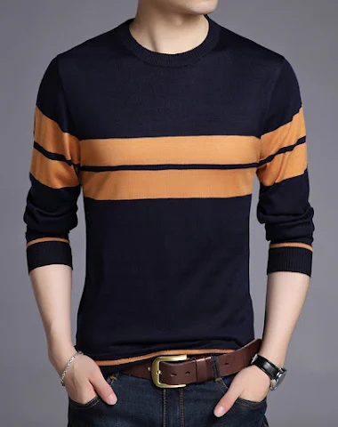 Long sleeve men's sweater - 2