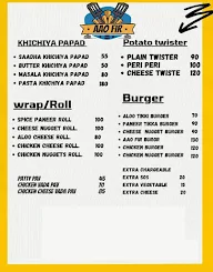 Aao Fir menu 1