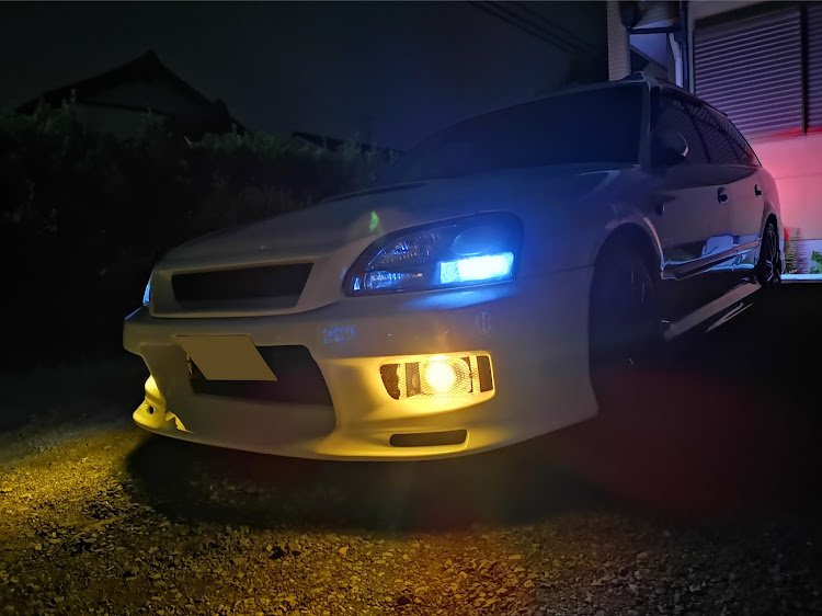レガシィツーリングワゴンの綺麗に撮れた・ナンバー隠し・自作に関するカスタム事例の投稿画像1枚目