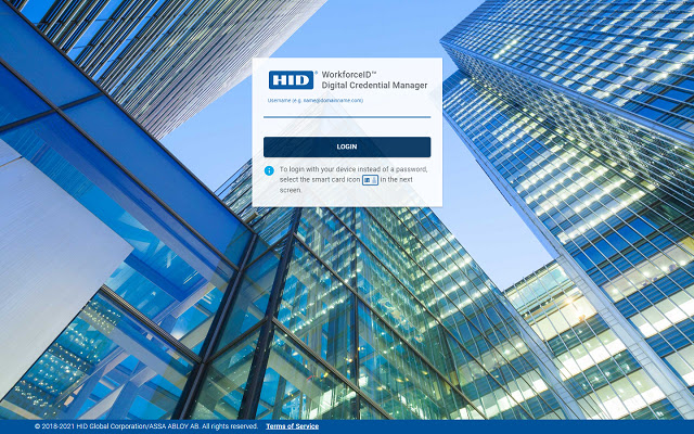 HID Credential Management Extension