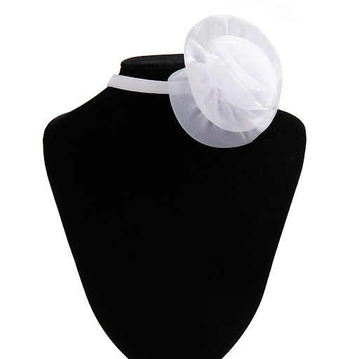 Title 7, Fashion Sweet Three-dimensional Rose Necklace, ...