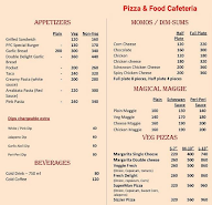 Pizza And Food Cafeteria menu 1