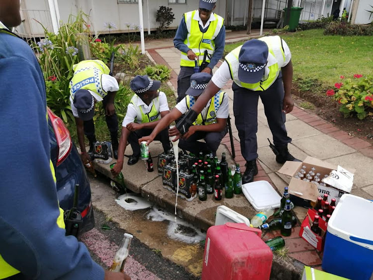 Holidaymakers found drinking in public were given a choice - either destroy the alcohol in the presence of police, or authorities would do it for them.