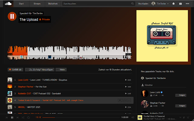 Soundcloud Darker chrome extension