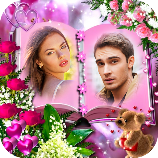 Book Dual Photo Frame