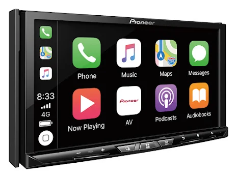 Pioneer 2DIN Navigation med resistiv skrm