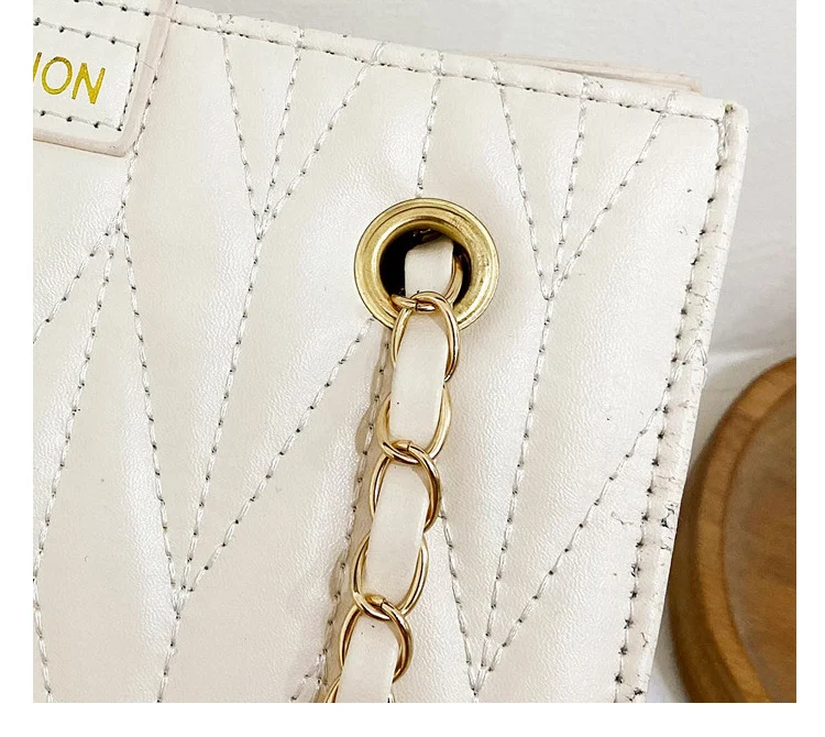 Title 11, Trendy mode schoudertas met ketting Casual des...