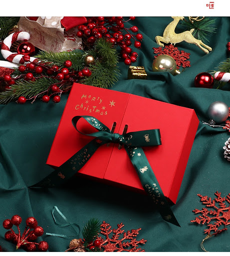 Title 7, Kerstcadeau doos met dubbele deuren en strik Gr...
