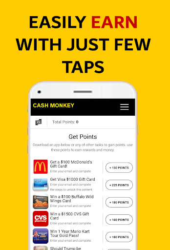 Cash Monkey - Make Money Downloading Apps