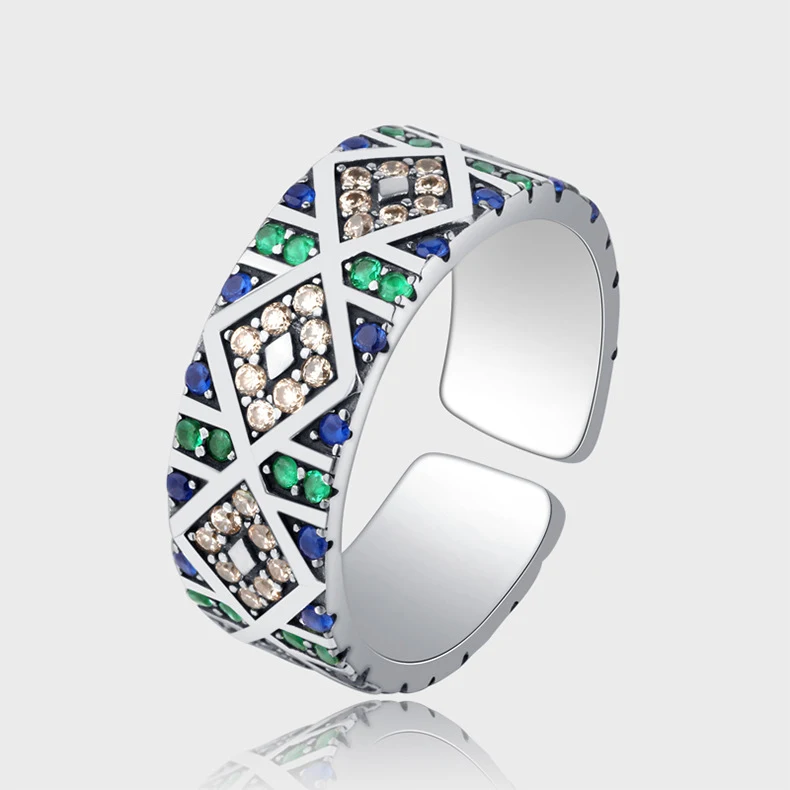 Title 5, Bague en argent sterling S925 avec œil dange e...