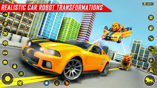 Screenshot Lion Robot Car Game:Robot Game