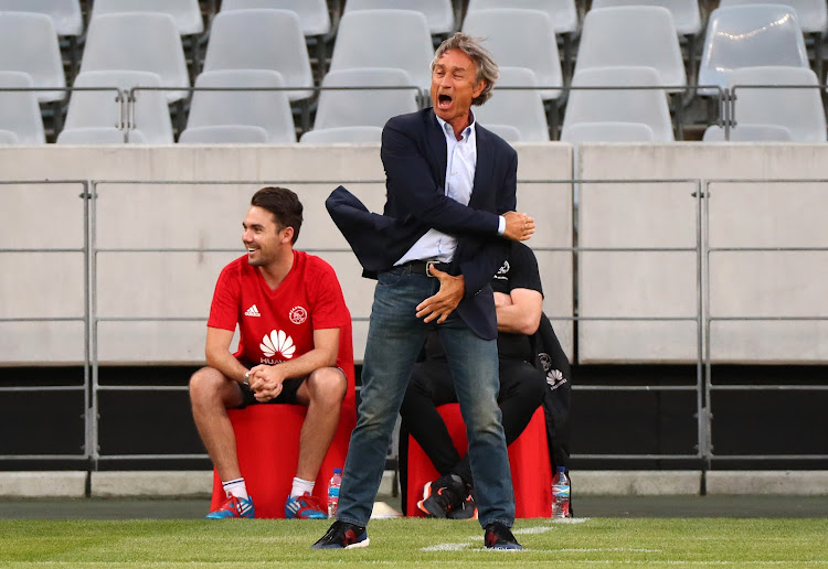 A file photo of a furious looking Muhsin Ertugral reacting on the touchline.