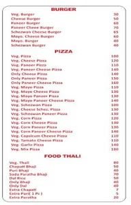 tirupati fast food restaurant menu 8