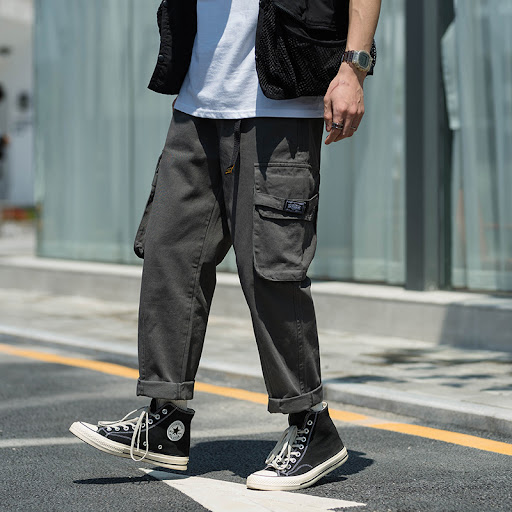 Title 5, Nine Points Student All-match Trendy Casual Pan...