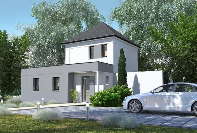  Vente Terrain + Maison - Terrain : 1 350m² - Maison : 93m² à Bourg-Achard (27310) 