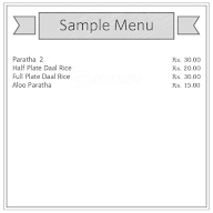 Amit Paratha Wale menu 1